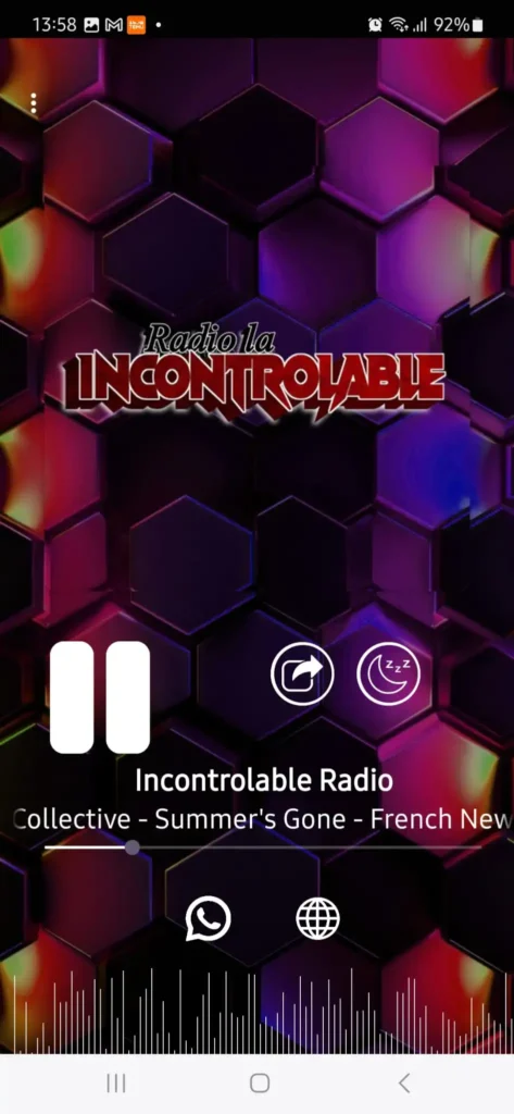 incontrolable radio